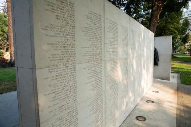 California Firefighters Memorial Wall